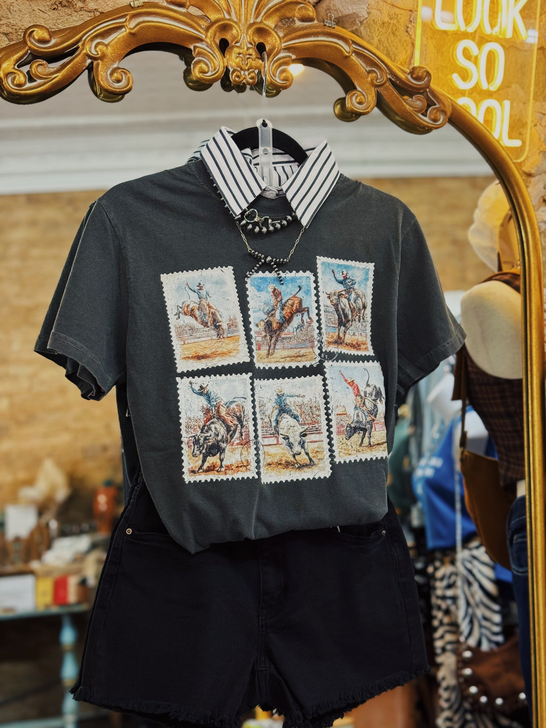 Cowboy Stamps Graphic Tee