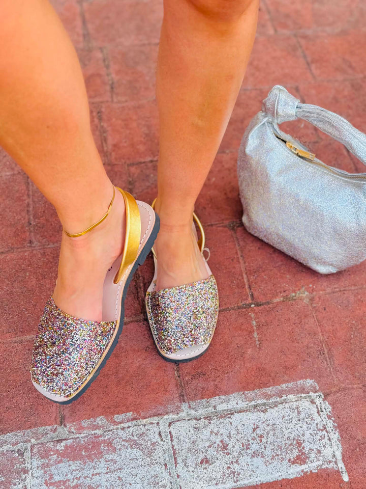 Glitter & Gold Sandals