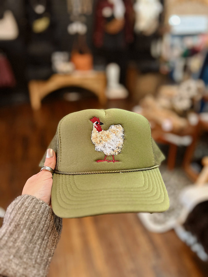 Fluffy Chicken Trucker Hat