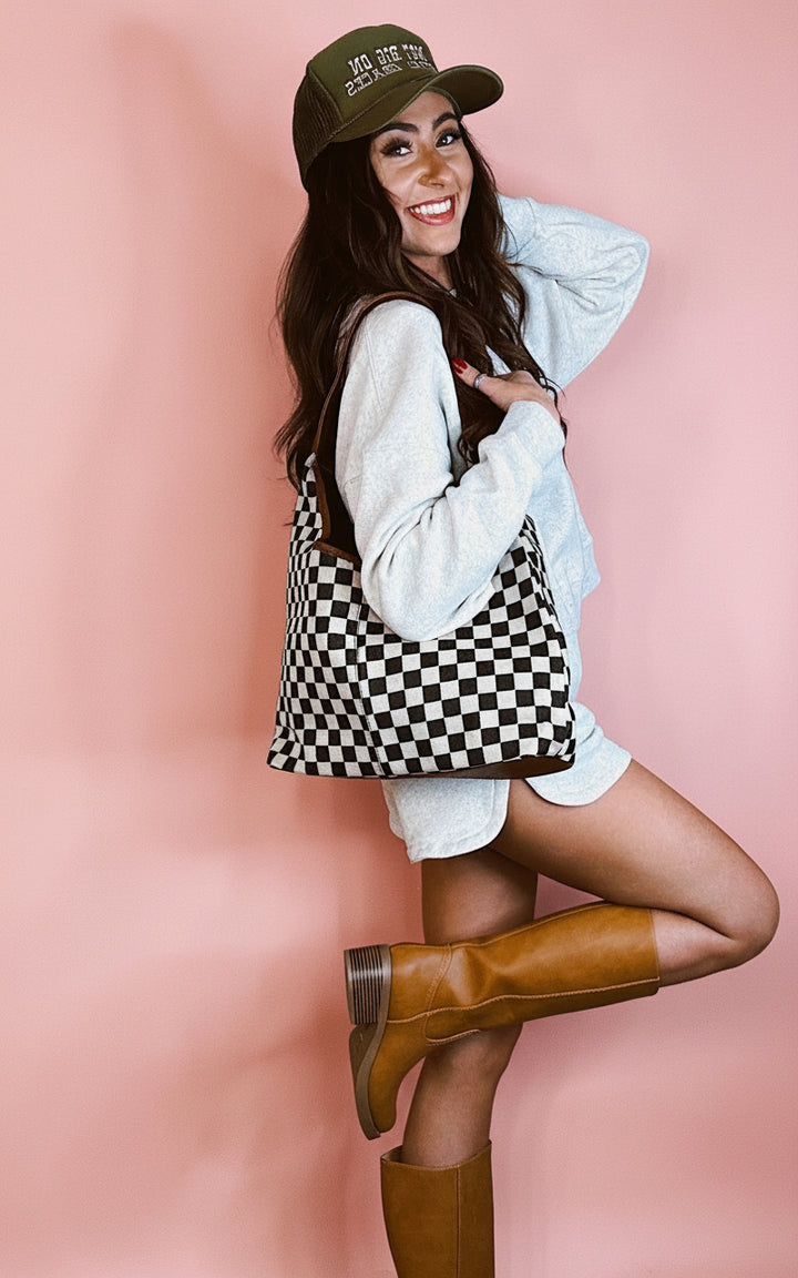 The Checkmate Hobo Tote