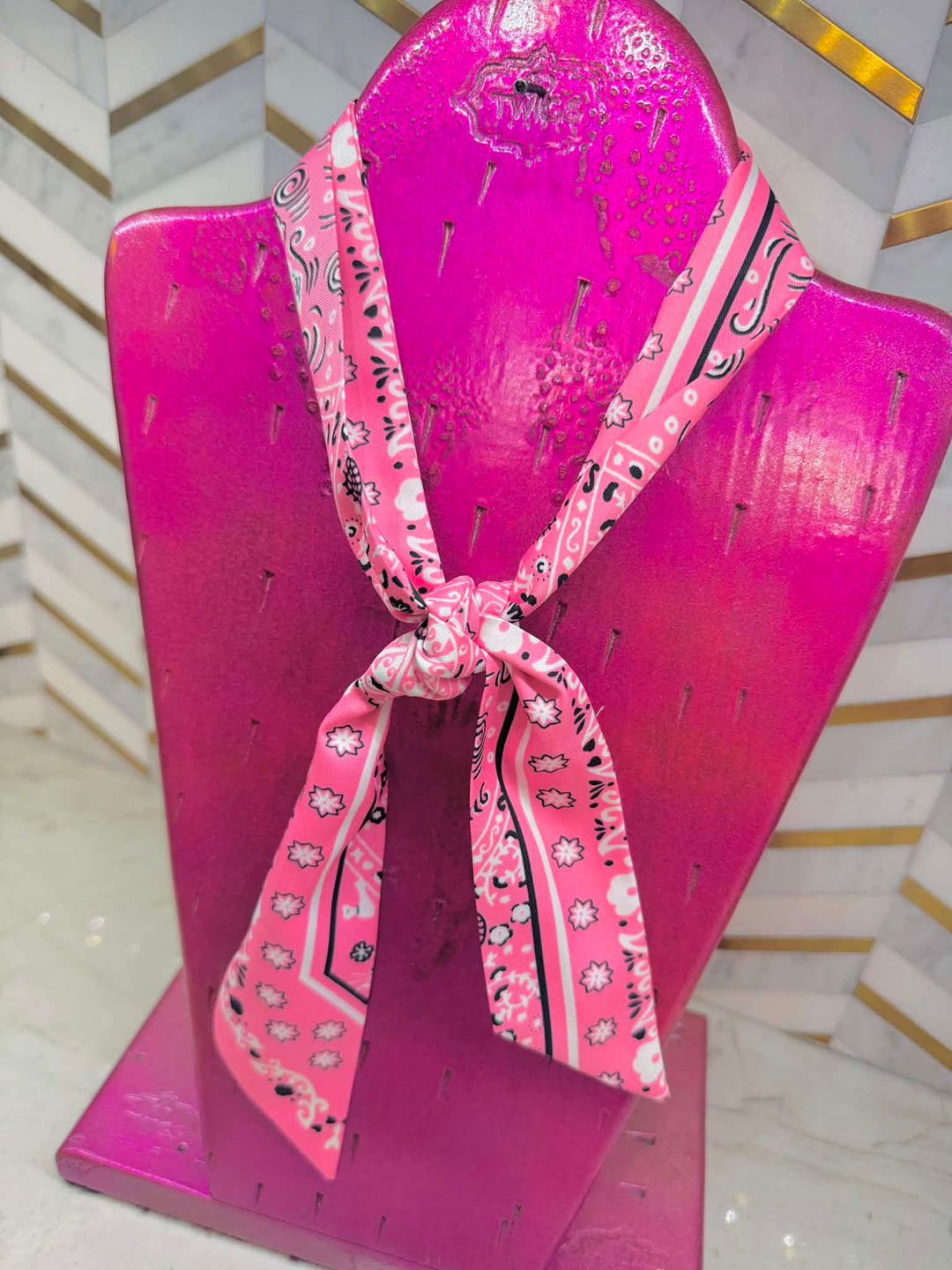 Pink Luxe Twilly