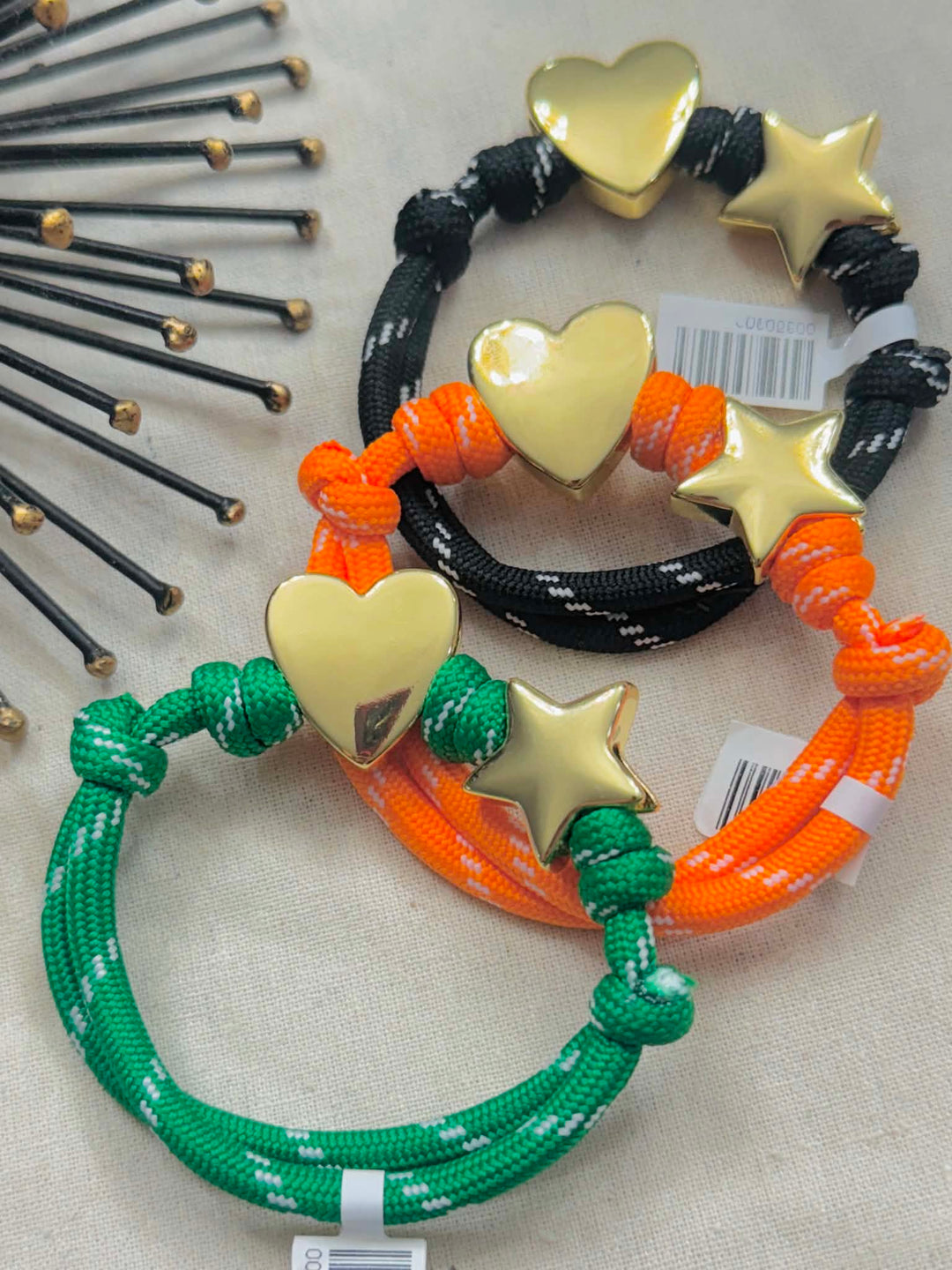 Corded Charm Bracelet