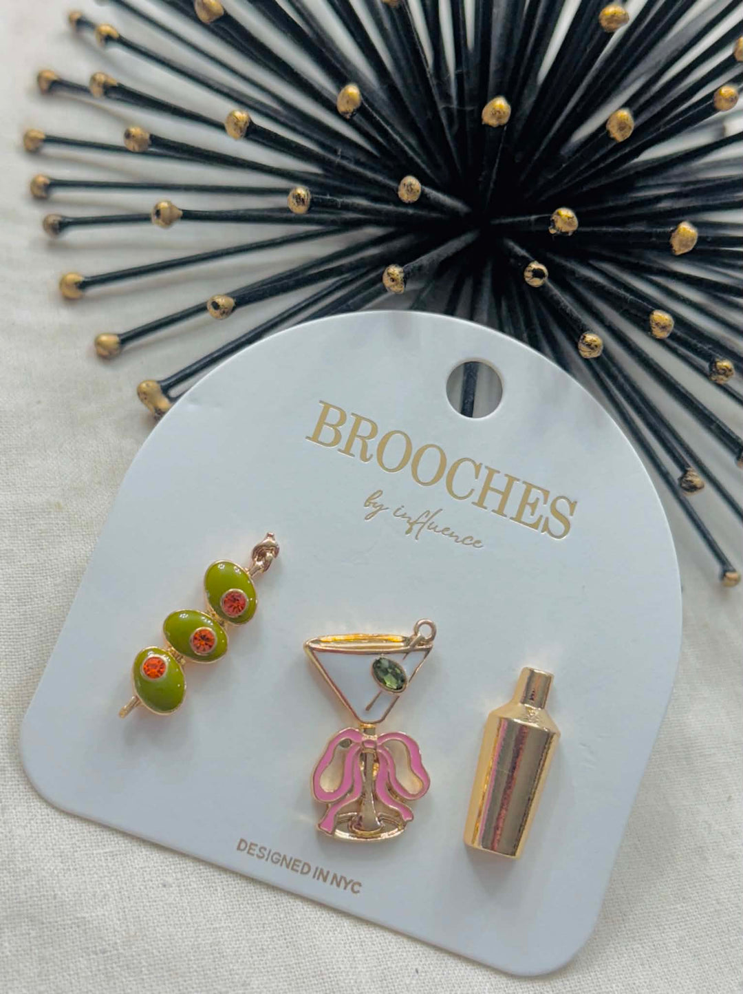 Dirty Martini Social Club Pin Set