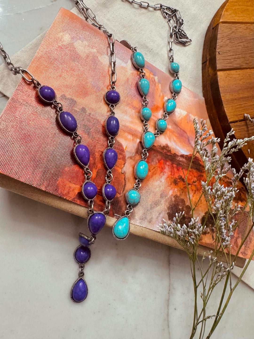 Desert Moon Drop Necklace