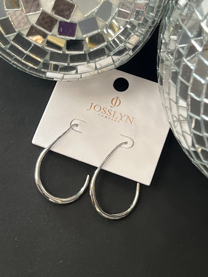 The Tory 18K Stainless Steel Hoops
