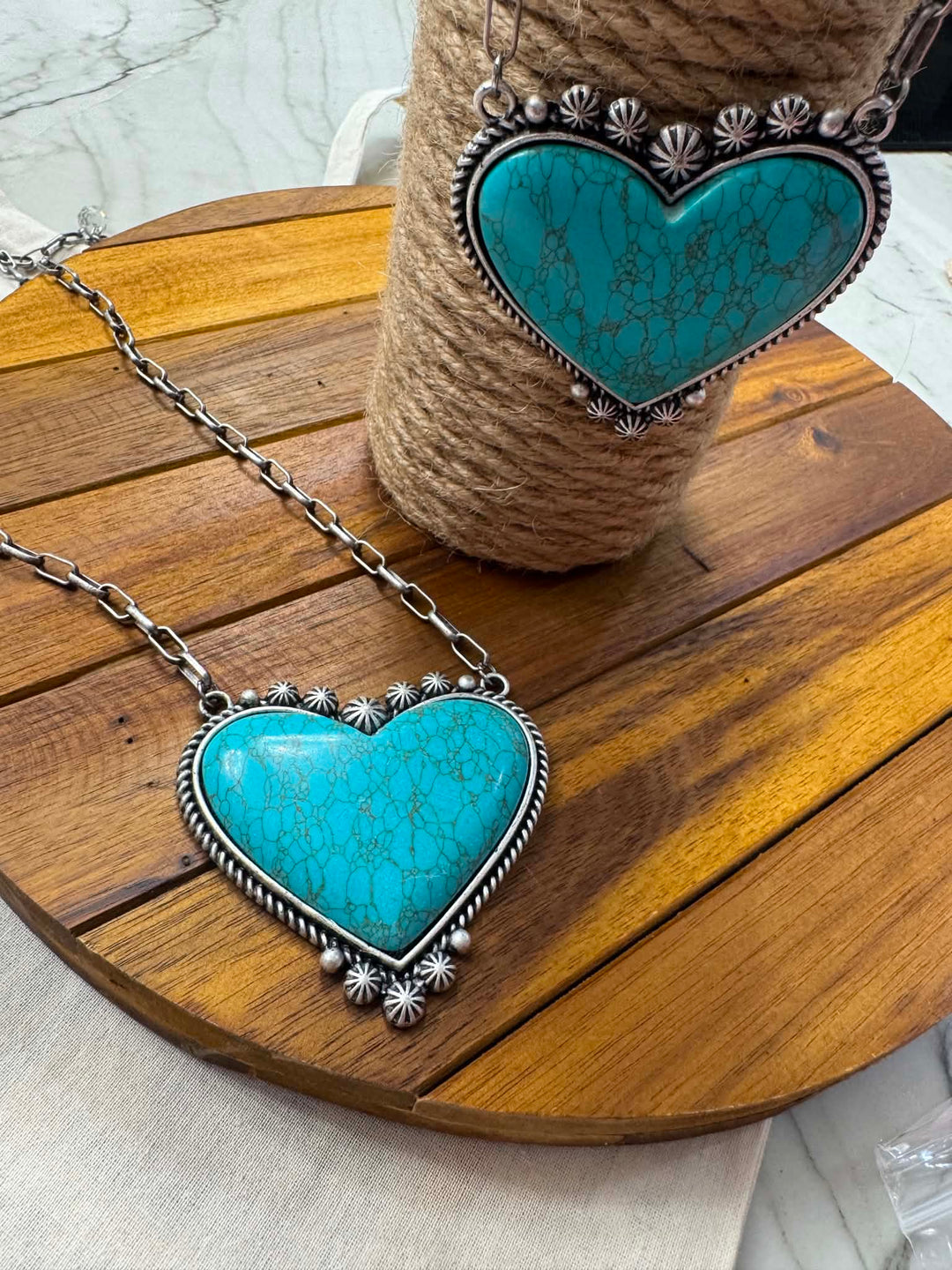 The Heart Desert Pendant Necklace
