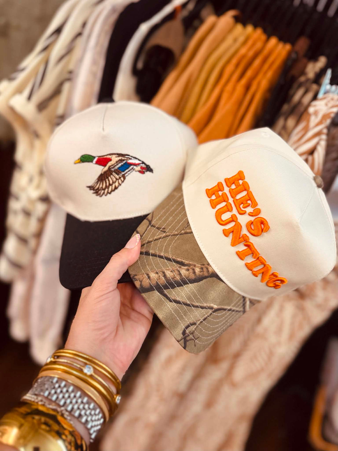 He's Hunting Trucker Hat