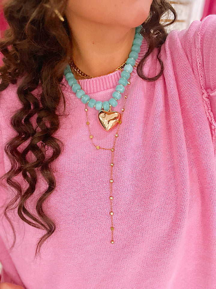 Sea & Heart Necklace