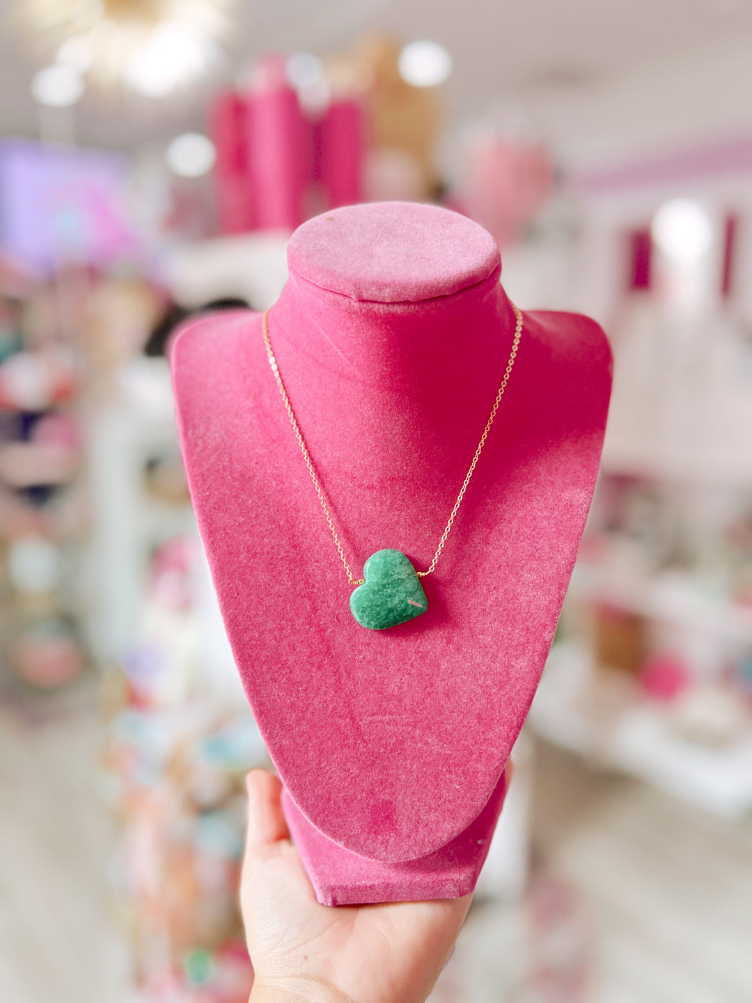 The Stone Luxe Heart Necklace