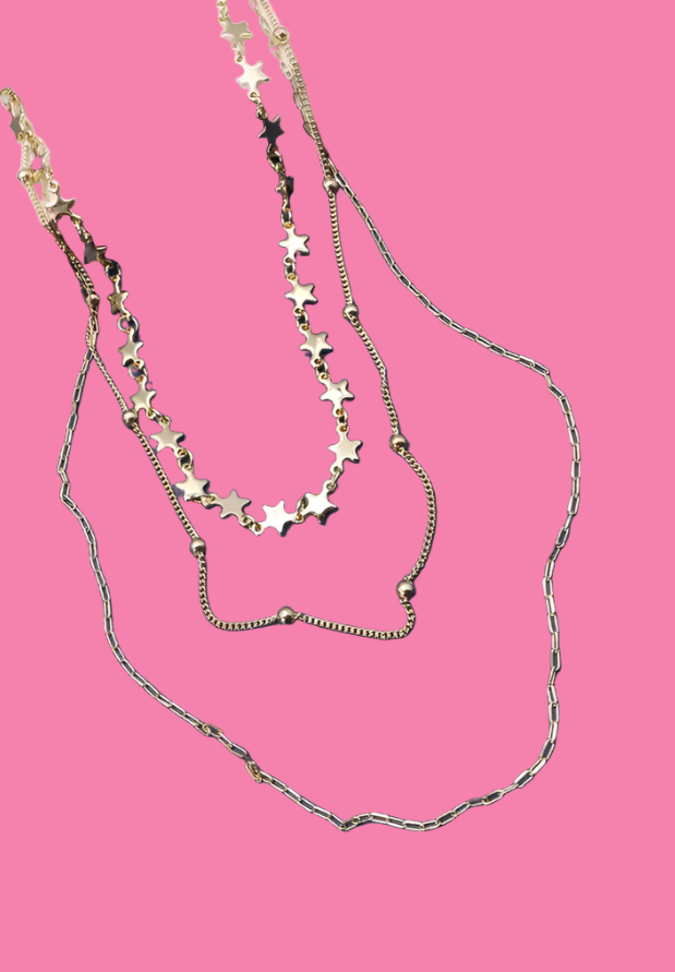 Star Link Choker Necklace
