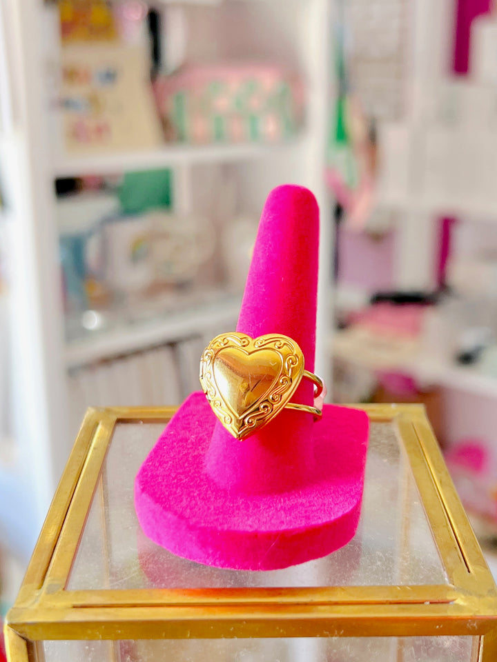 The Sefina Locket 18K Ring