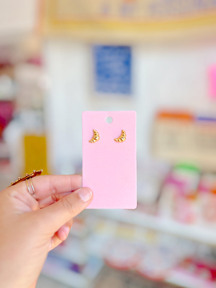The Gaelle Croissant 18K Earrings