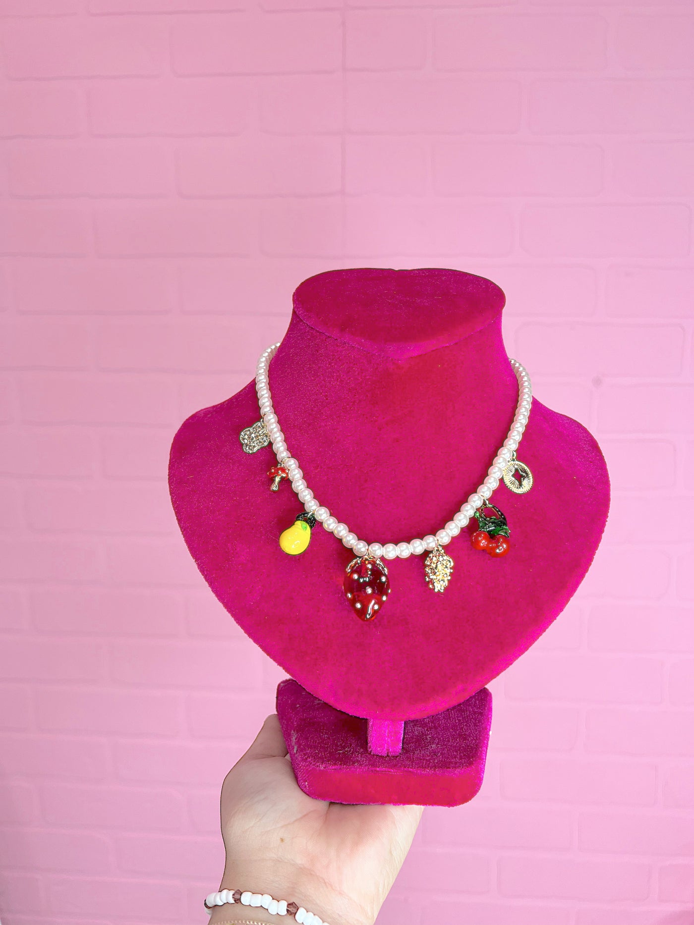Fruit Picking Charm Necklace