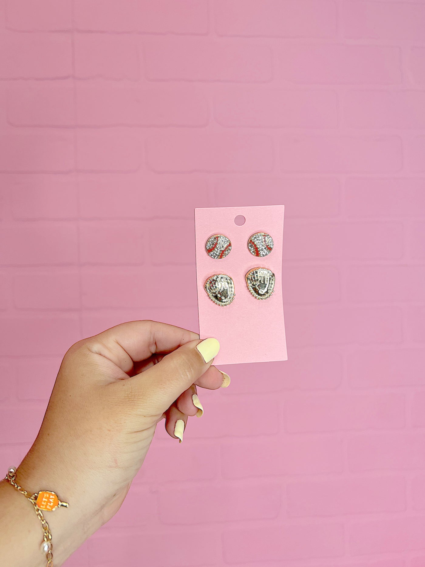 Home Run Earring Duo