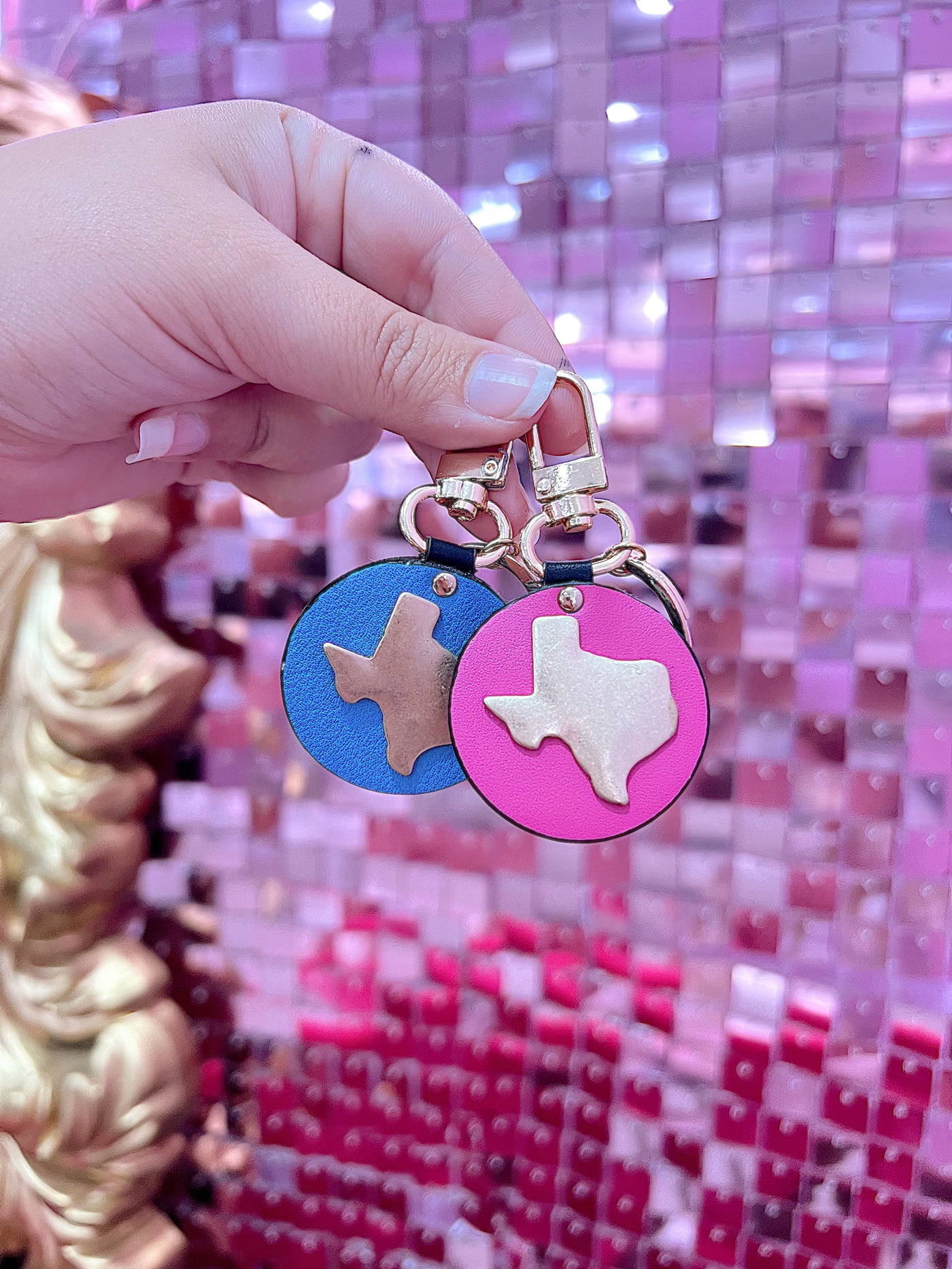 Heart of TX Keychain