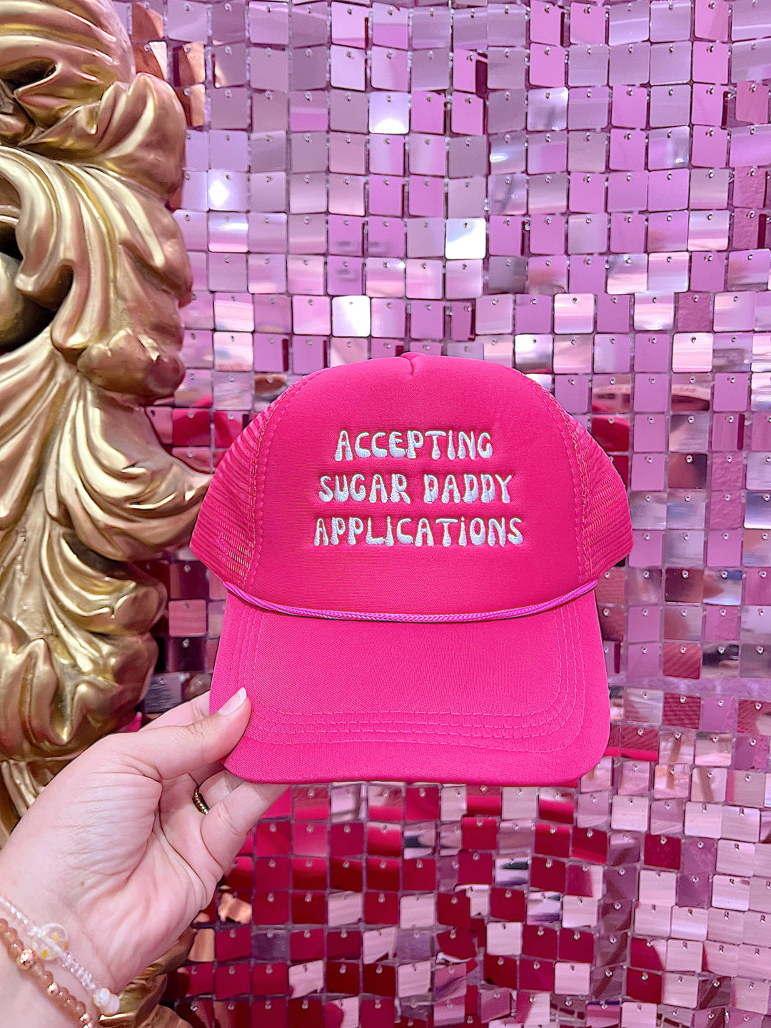 Sugar Daddy Applications Trucker Hat