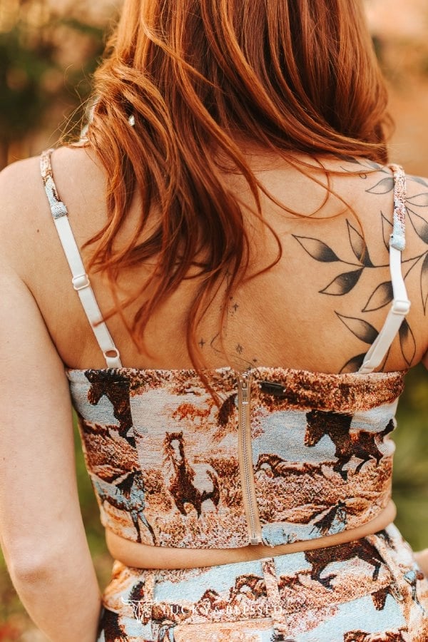 The High Noon Horse Corset Top