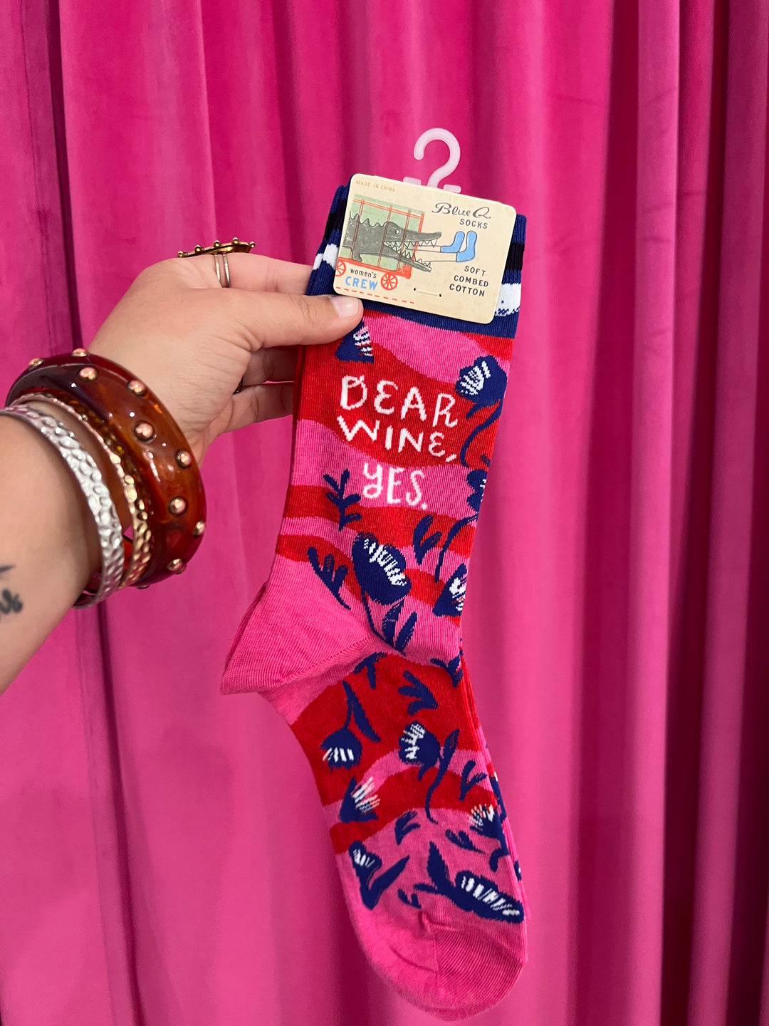 Dear Wine Crew Socks