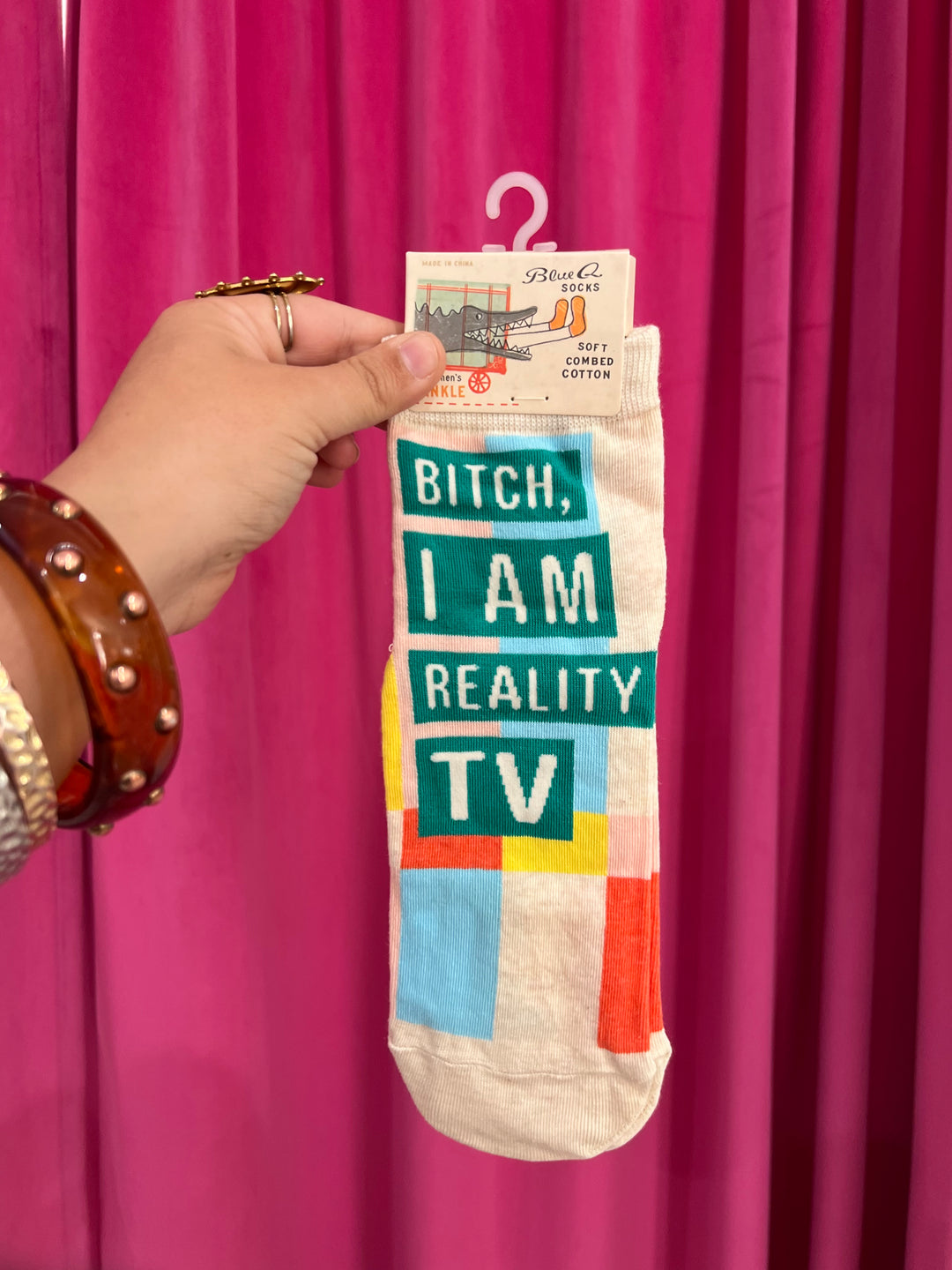 Bitch I Am Reality TV Ankle Socks