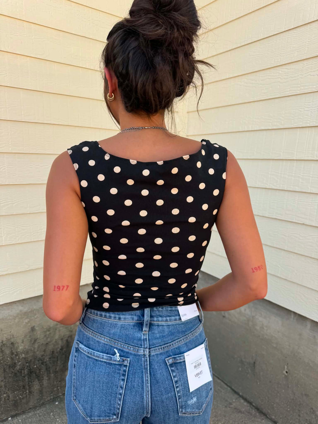 The Sherry Darling Polka Dot Top