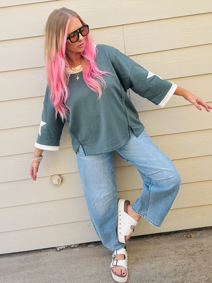 Starstruck Cozy Oversized Top