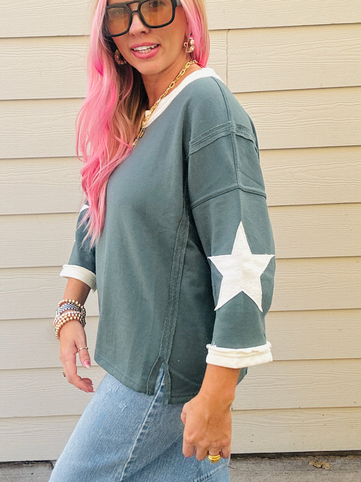 Starstruck Cozy Oversized Top