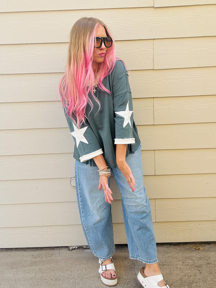 Starstruck Cozy Oversized Top