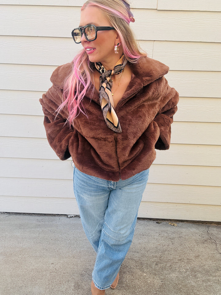 Fur Real Teddy Jacket