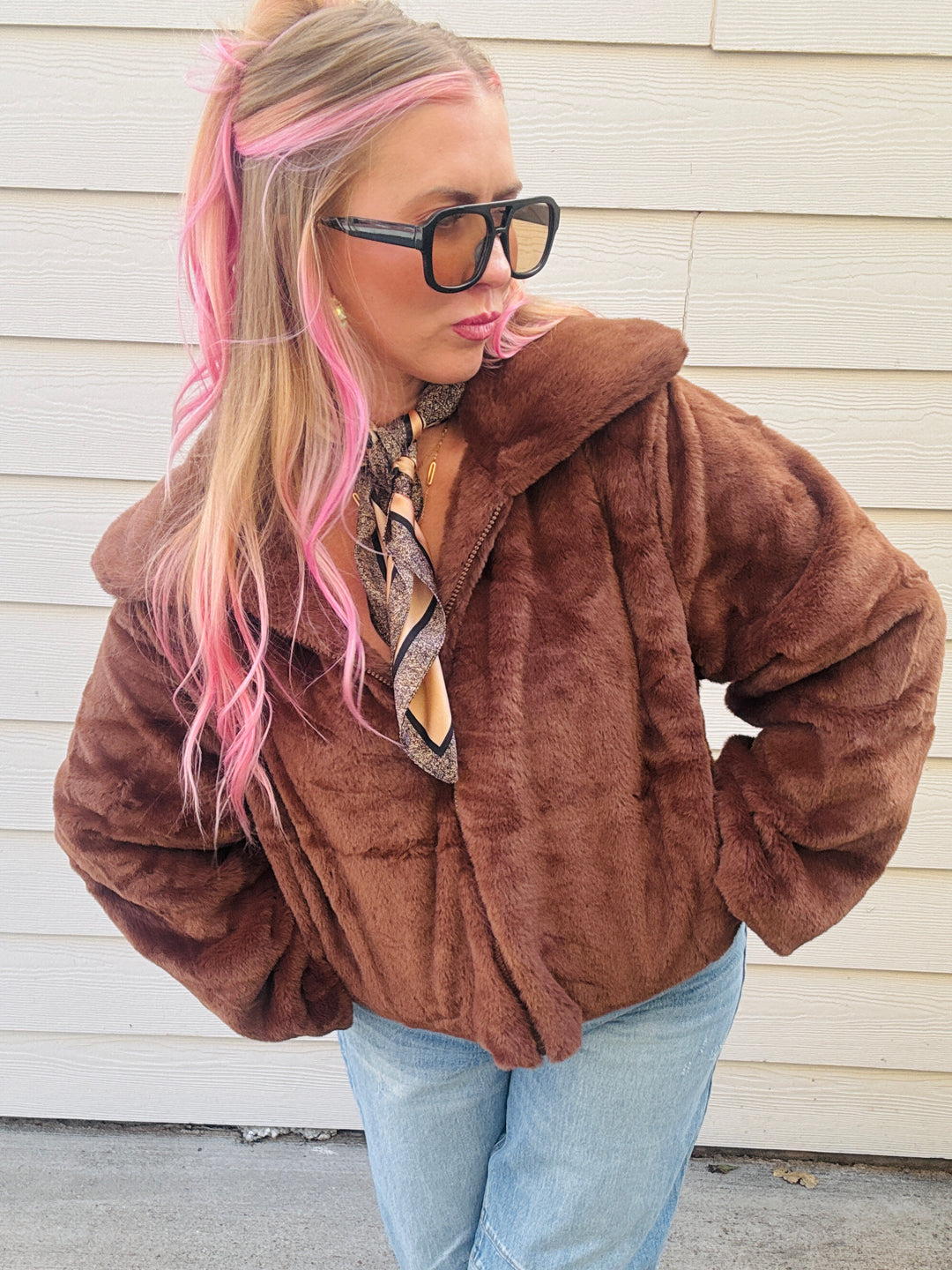 Fur Real Teddy Jacket