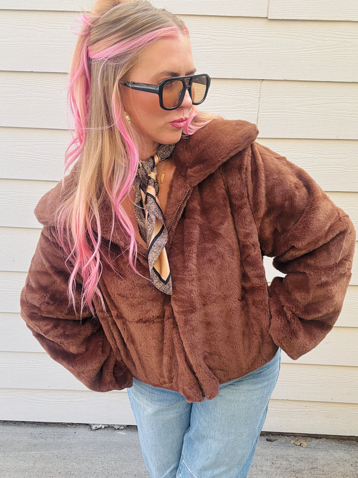 Fur Real Teddy Jacket