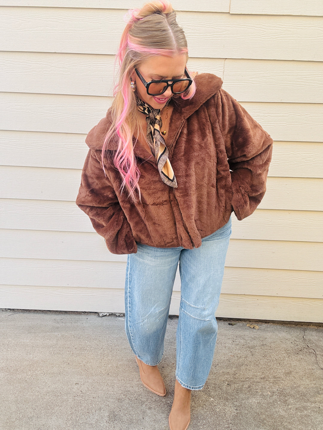 Fur Real Teddy Jacket
