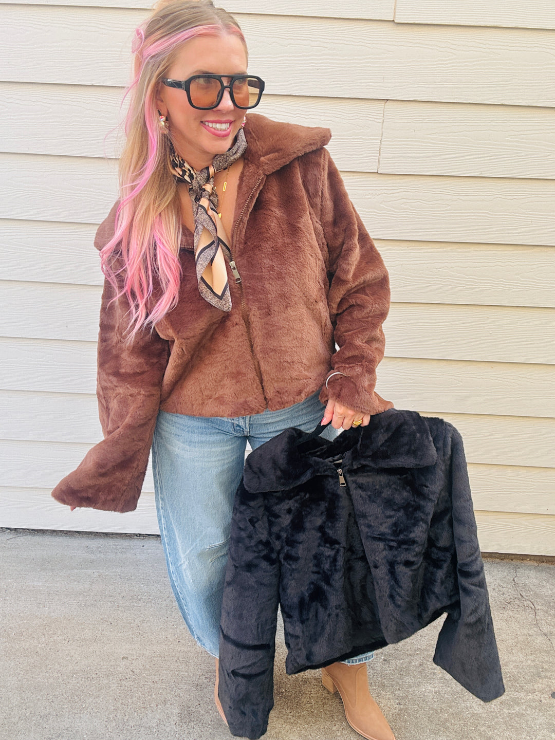 Fur Real Teddy Jacket