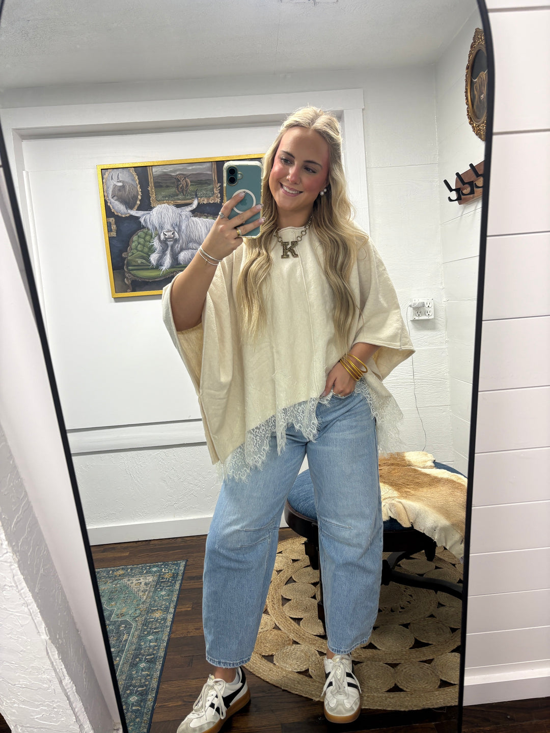 Lace & Lovely Knit Poncho