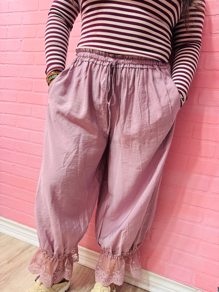 Lace & Leisure Bloomer Pants