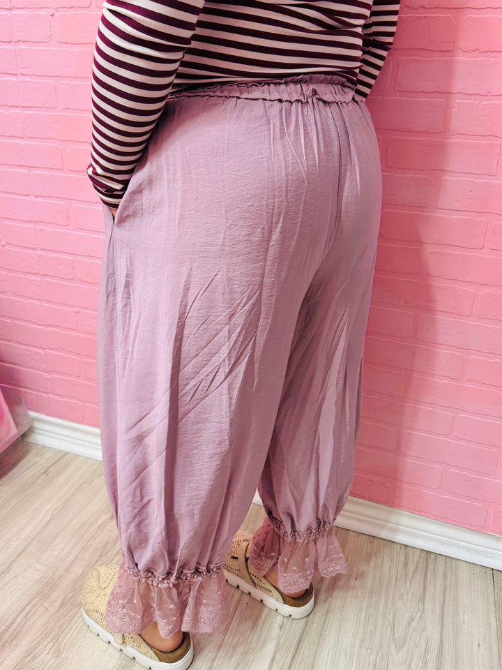 Lace & Leisure Bloomer Pants