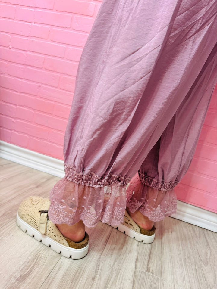 Lace & Leisure Bloomer Pants