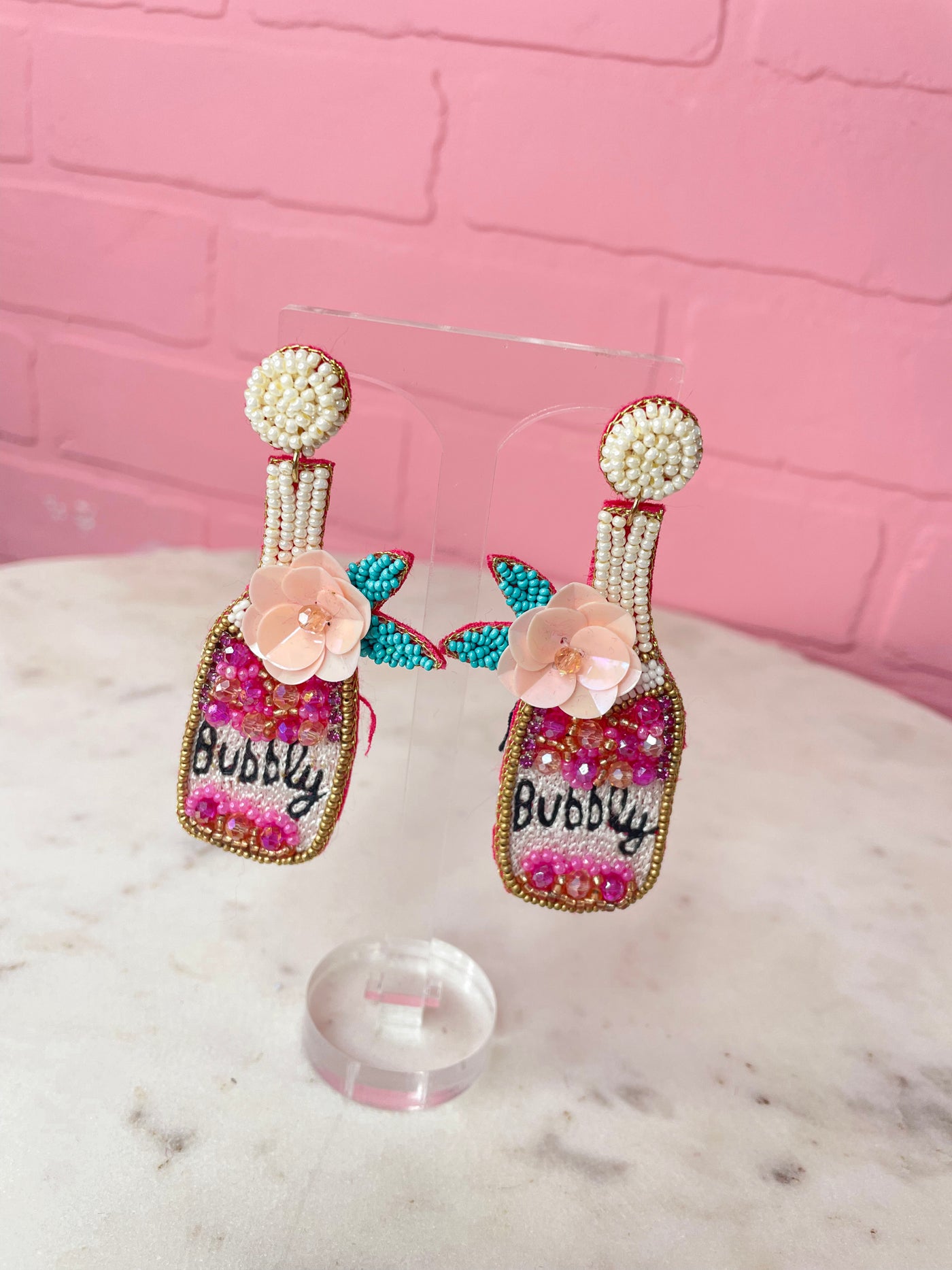Bubbly Flower Earrings