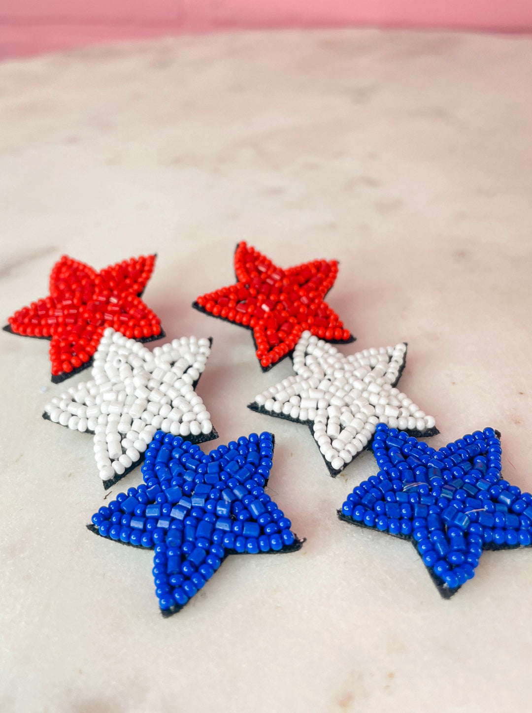 Beaded Falling Star Earrings