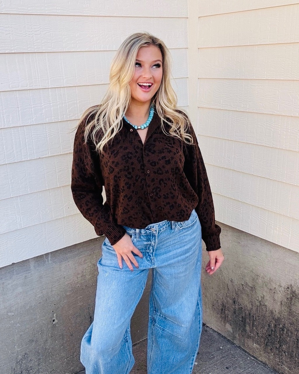 Wild About Cozy Leopard Cardigan
