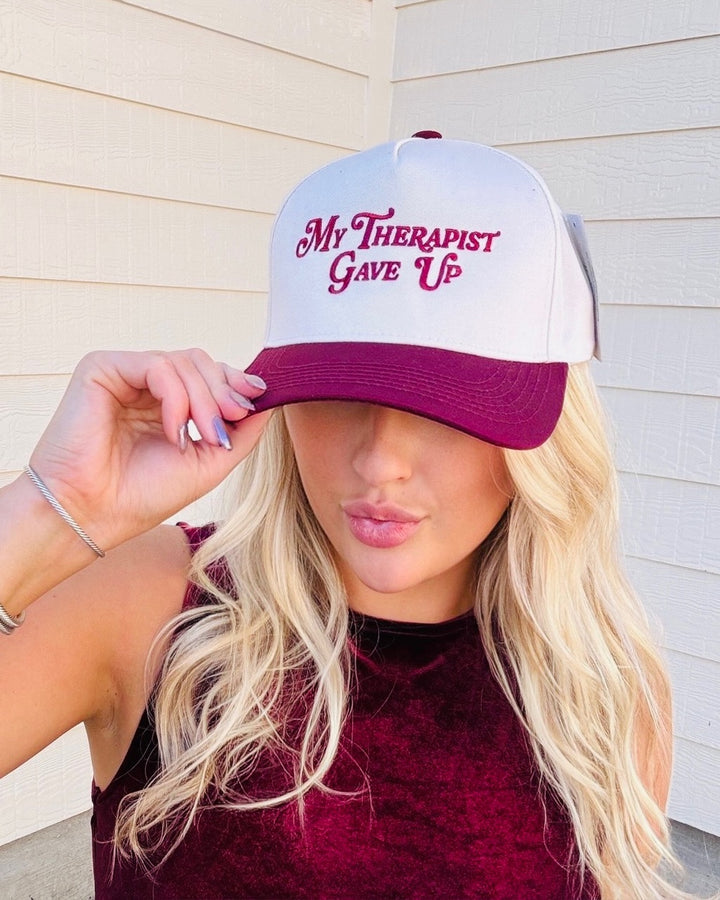 My Therapist Gave Up Trucker Hat