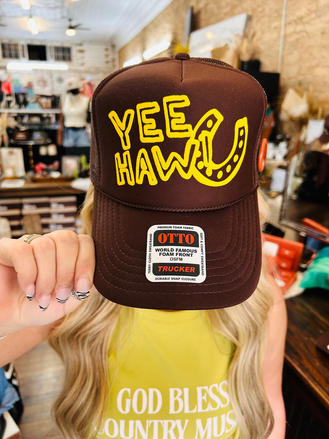 Yee-Haw Horseshoe Trucker Hat