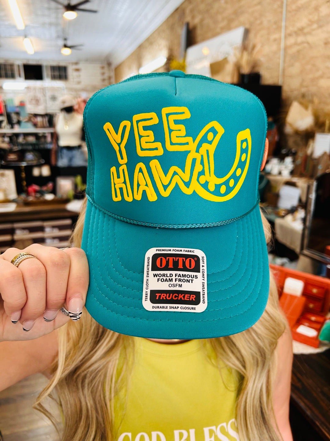 Yee-Haw Horseshoe Trucker Hat