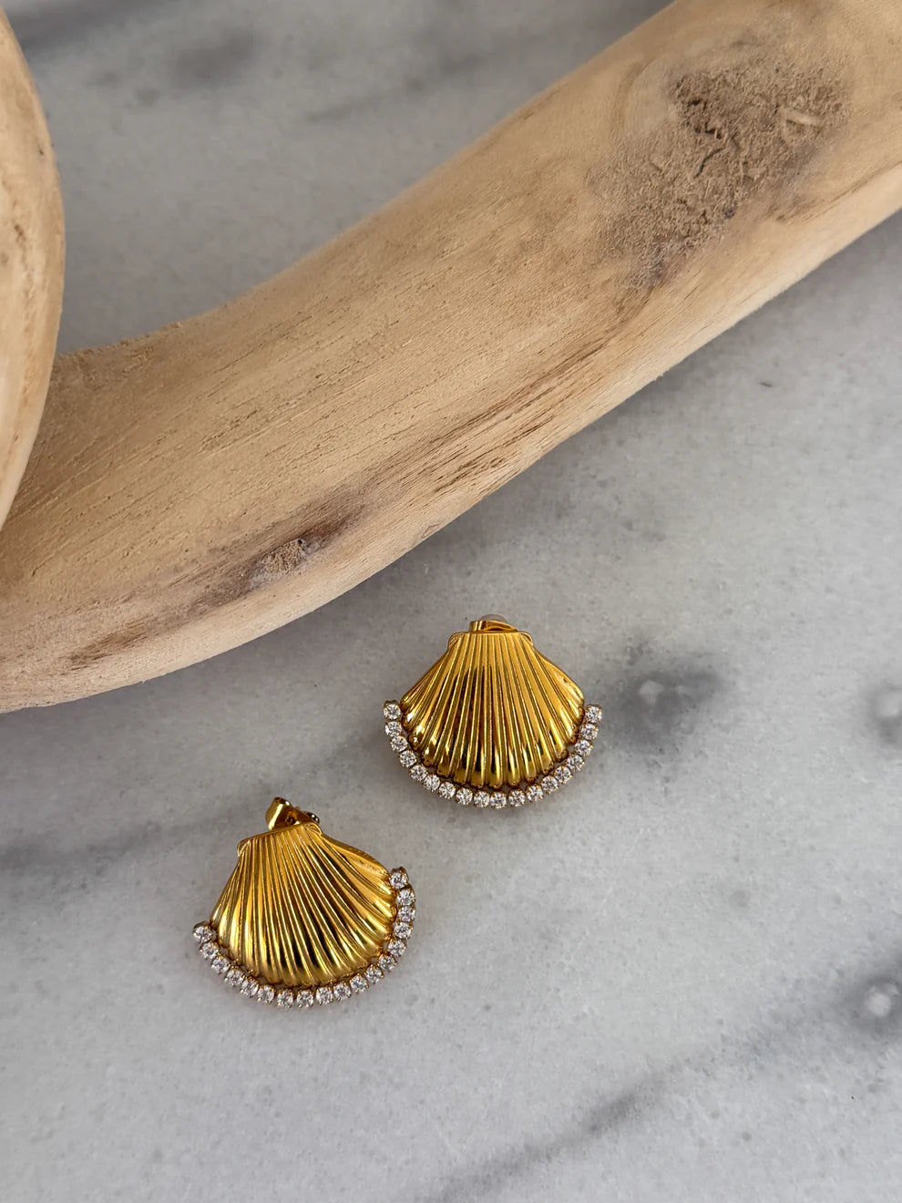 Luxe Seashell Earrings