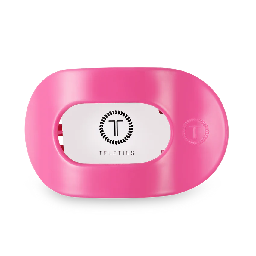 Paradise Pink Flat Round Hair Clip