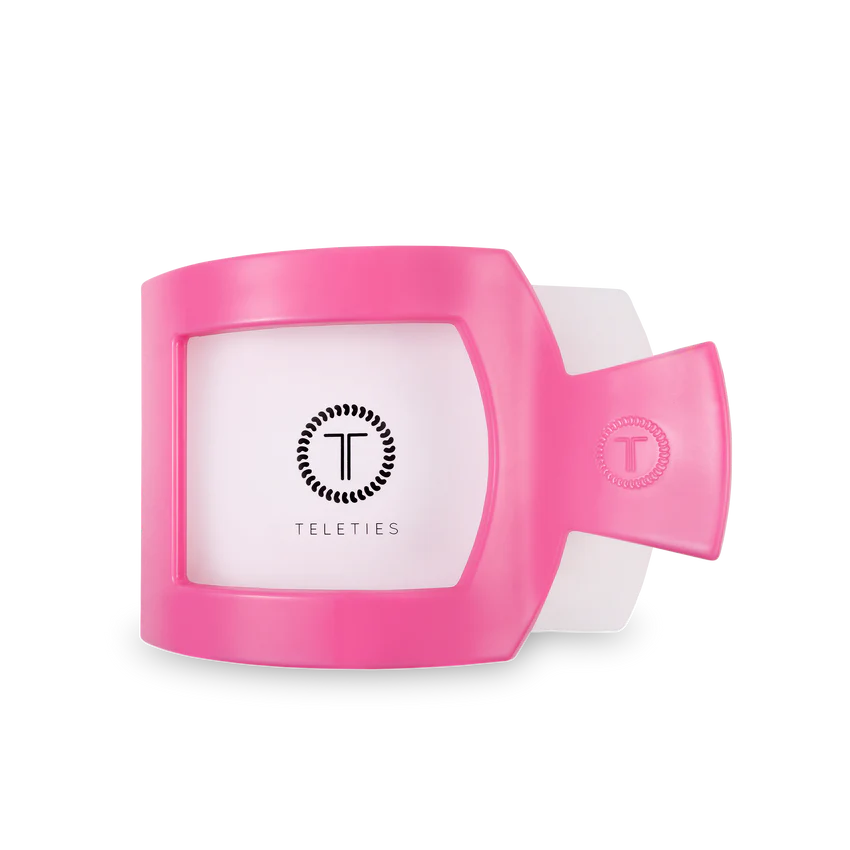 Paradise Pink Flat Square Hair Clip