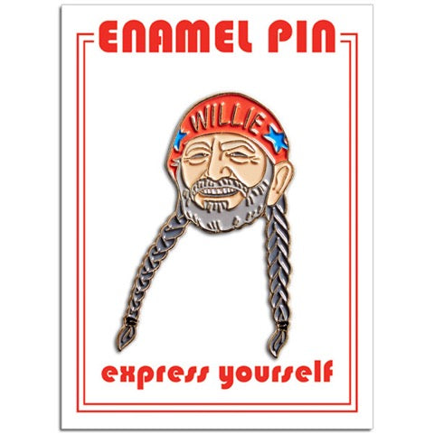 Willie Nelson Pin