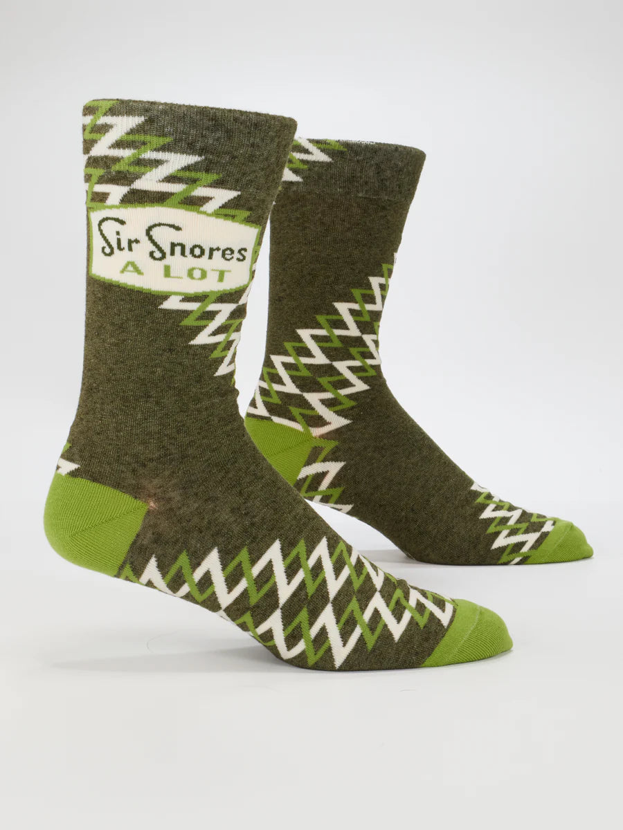 Sir Snores Alot Men's Socks