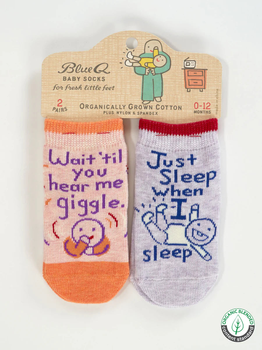 Hear Me Giggle / Sleep Baby Socks