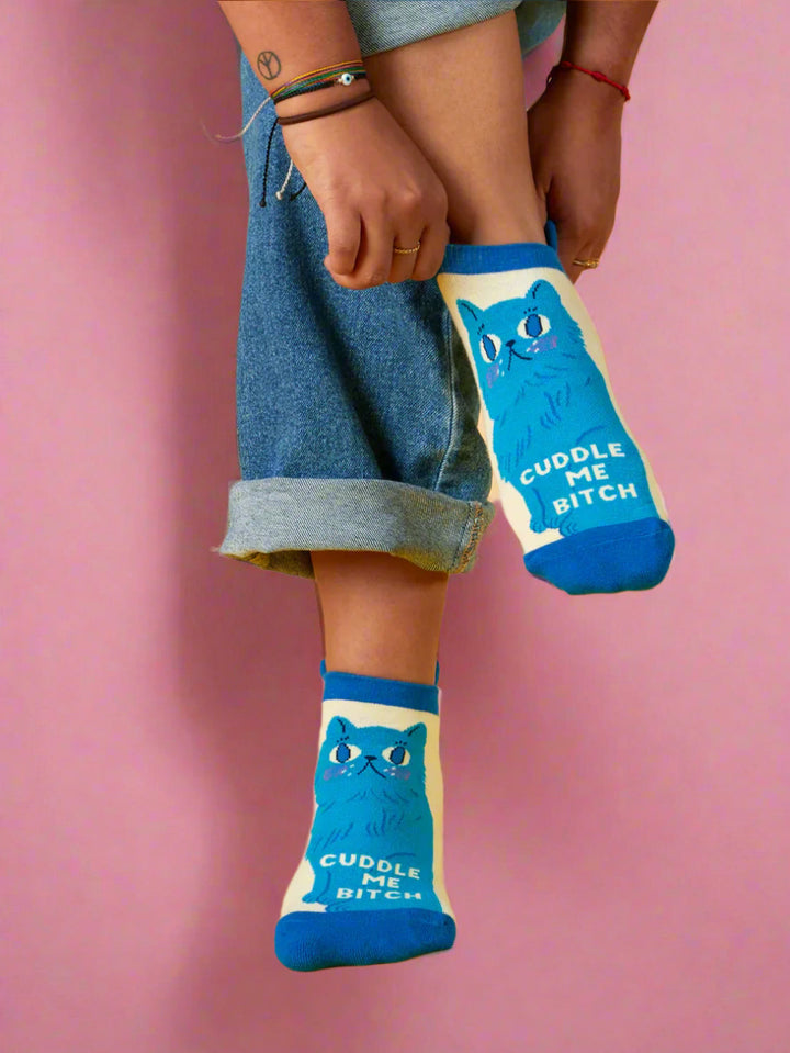 Cuddle Me Bitch Sneaker Socks