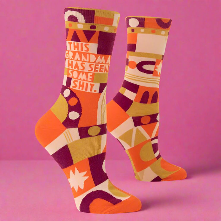 Grandma's Seen Shit Crew Socks